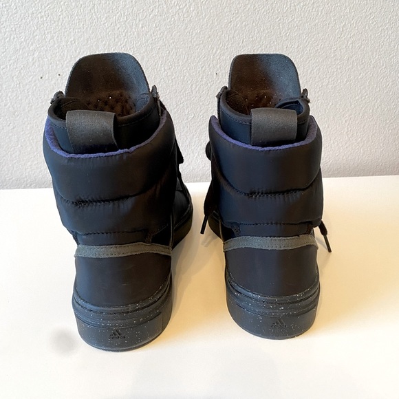 NIB STELLA MCCARTNEY ADIDAS Asimina Black High Top Sneakers SZ 9.5 - Picture 4 of 12